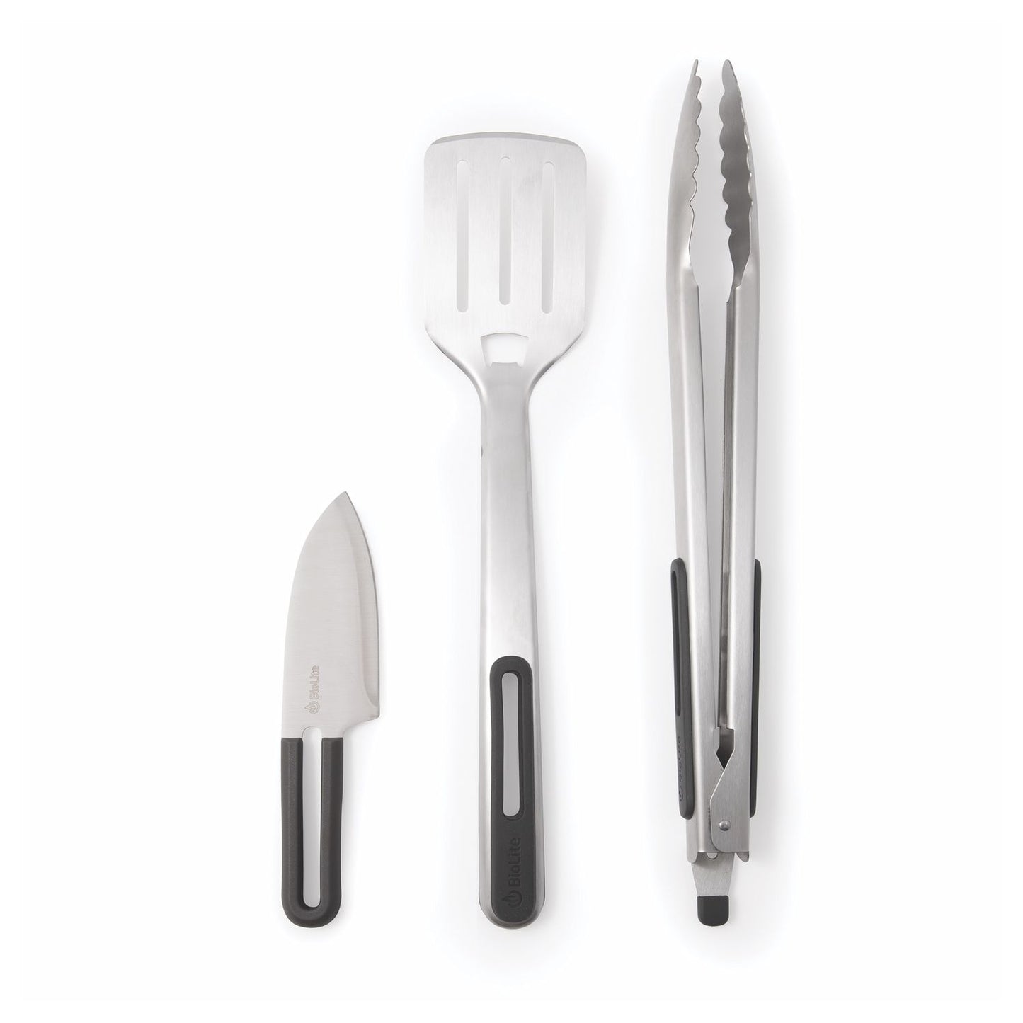 BioLite Prep&Grill Toolkit 3-teiliges Set Grillbesteck mit Tasche