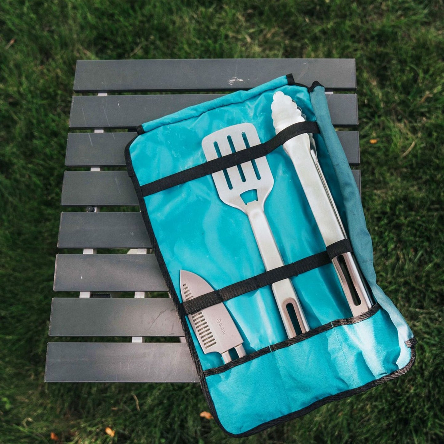 BioLite Prep&Grill Toolkit 3-teiliges Set Grillbesteck mit Tasche