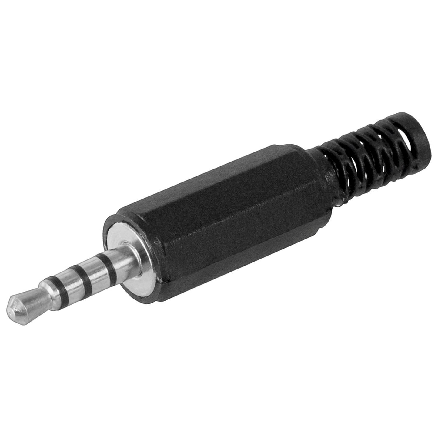 Klinkenstecker 3,5mm 4polig Kunststoff