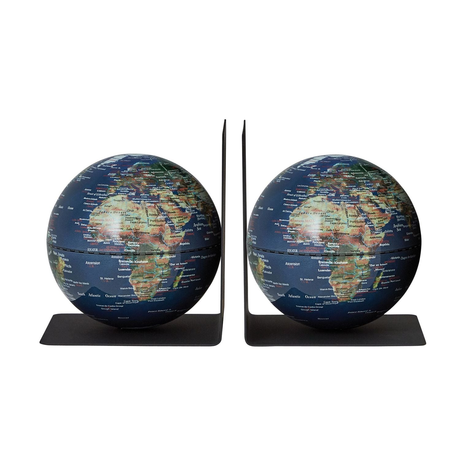 EMFORM Bookglobe Buchstützen-Set Globus Weltkugel abnehmbar in versch. Varianten