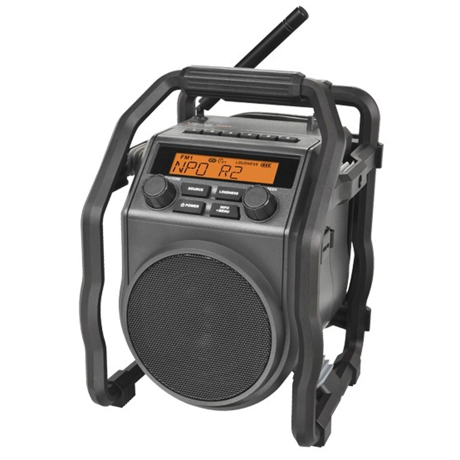 PerfectPro UBOX 200R UKW-Baustellenradio, RDS, AUX, Bluetooth, stoßfest