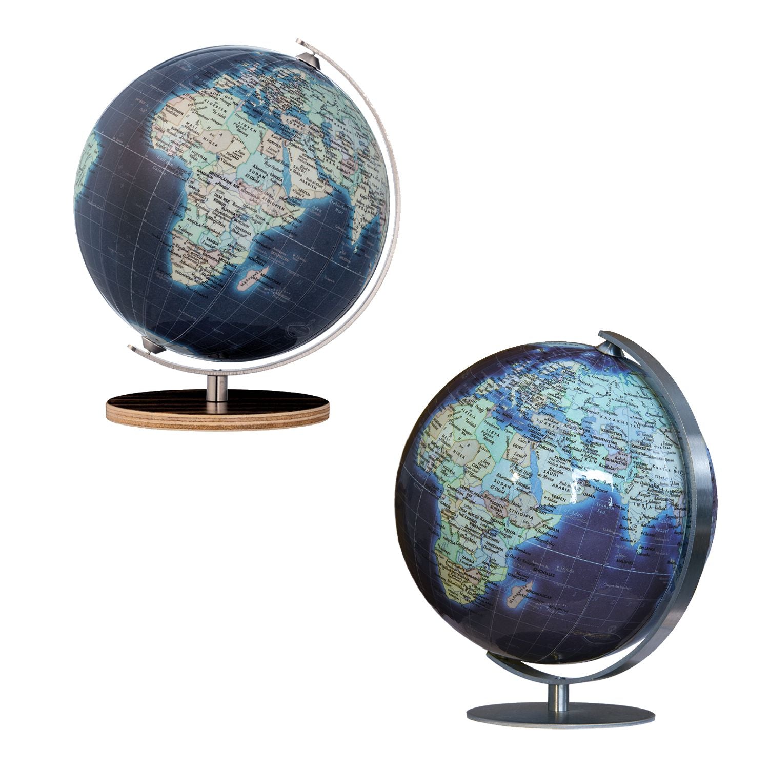 Columbus DUO Azzurro Miniglobus aus Acrylglas