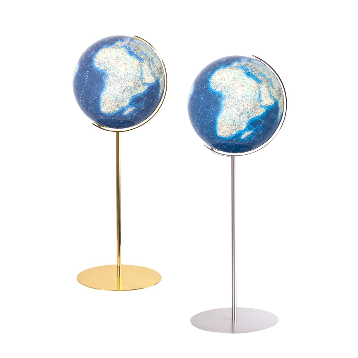 Columbus DUO Azzurro Standglobus aus Acrylglas