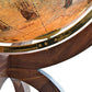Columbus Magnum Imperial Leuchtglobus, Vintage, D 100 cm, H 140 cm, Holzgestühl