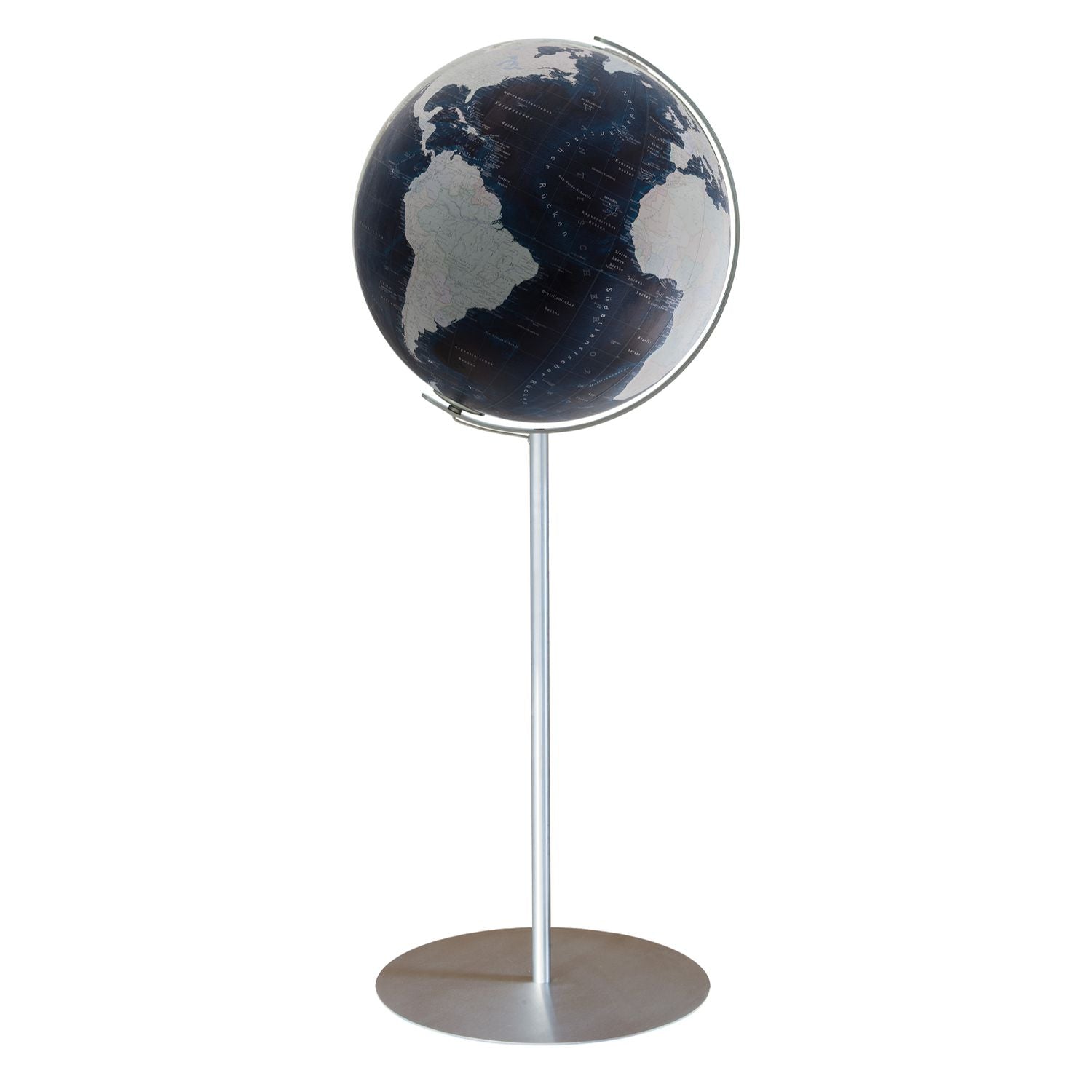 Columbus Black Series Regent Standglobus mit Edelstahlgestell