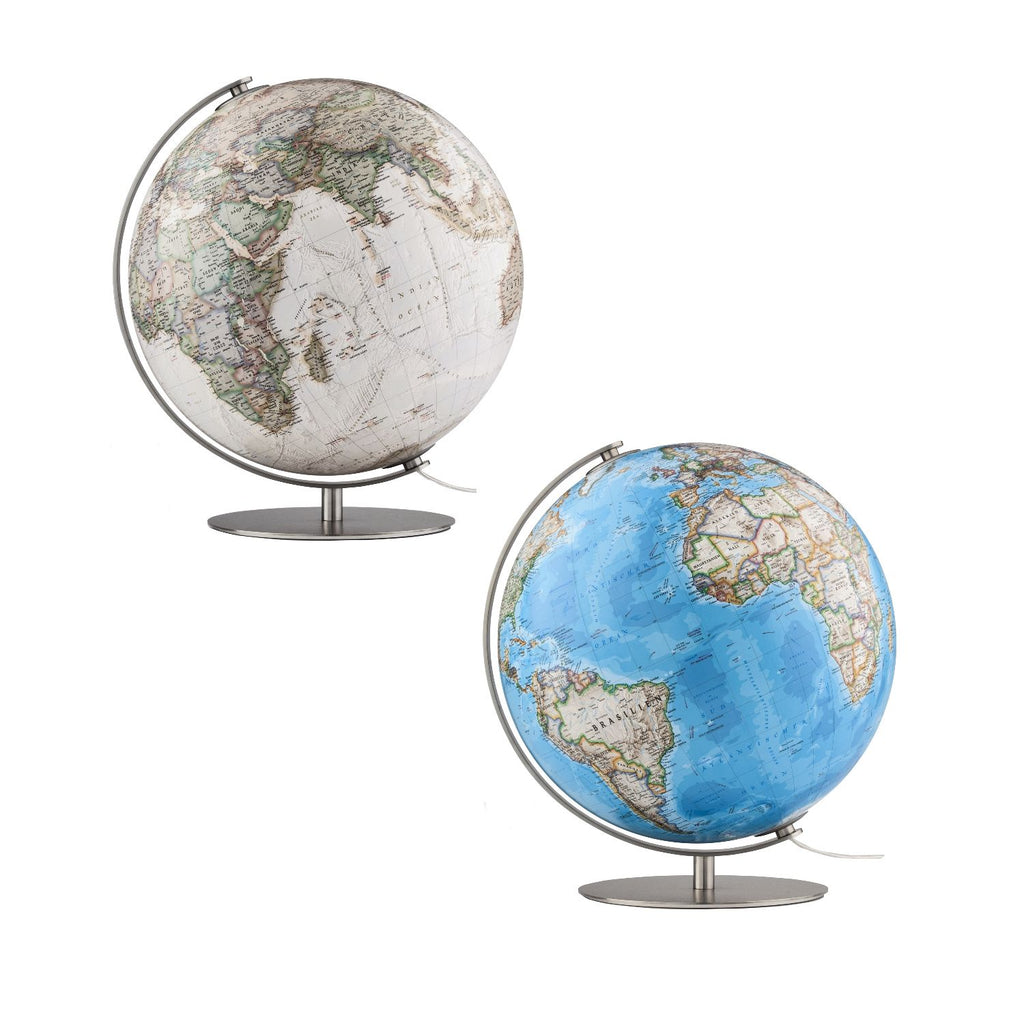 National Geographic Fusion 3703 Leuchtglobus mit Edelstahlgestell