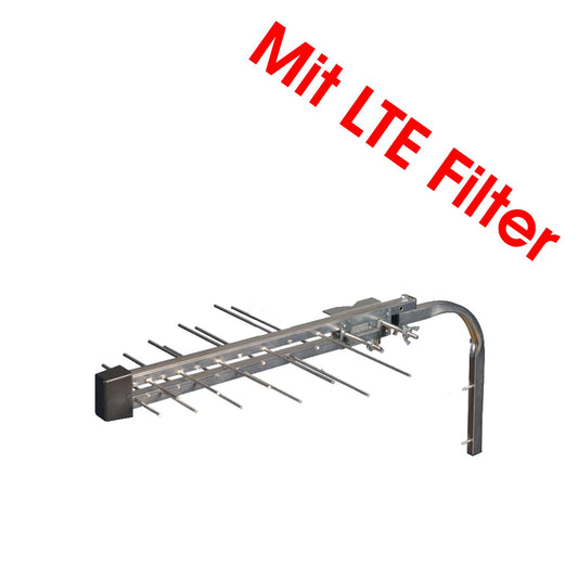 Wittenberg SN 20 V LTE, DVB-T Hochleistungsantenne in log/per Bauform, aktiv