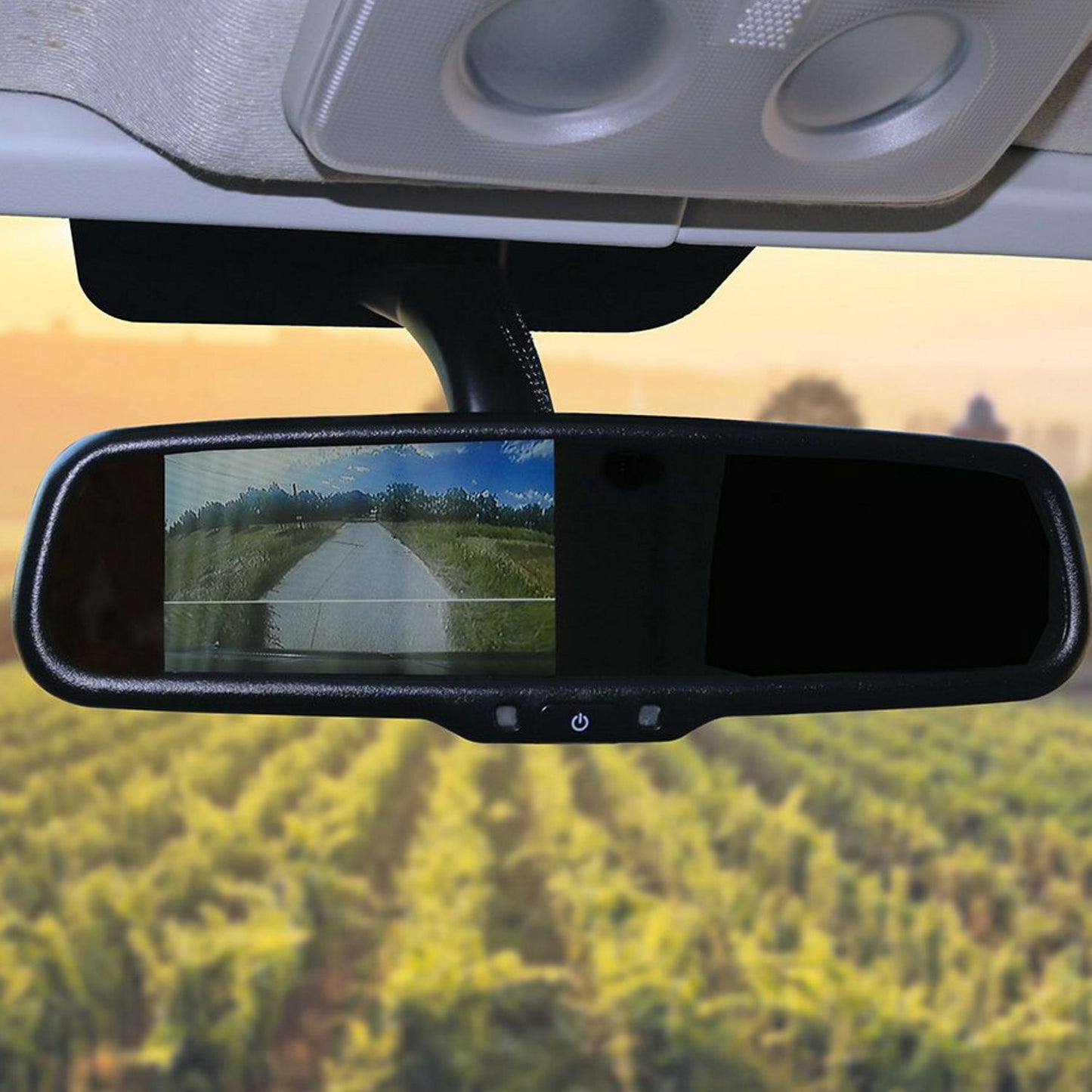 Caratec Safety CSM4300SD 11 cm (4,3") Spiegelmonitor für Fiat Ducato ab 2014