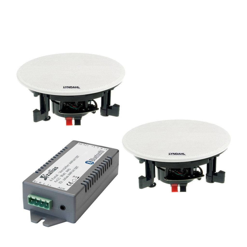 LYNDAHL CS200P-Set wahlweise mit 2 oder 4 Lautsprechern und Bluetoothverstärker AMP4X15BT