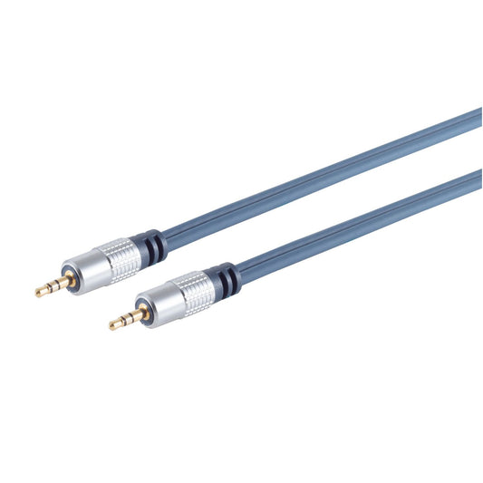 Hochwertiges Audio Klinkenkabel 2x 3,5 mm Klinken-Stecker, 1,5 m