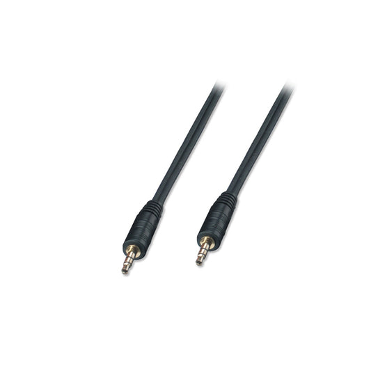 Verbindungskabel 2x Stereoklinkenstecker 3,5mm, vergoldete Kontakte, Länge 0,25m