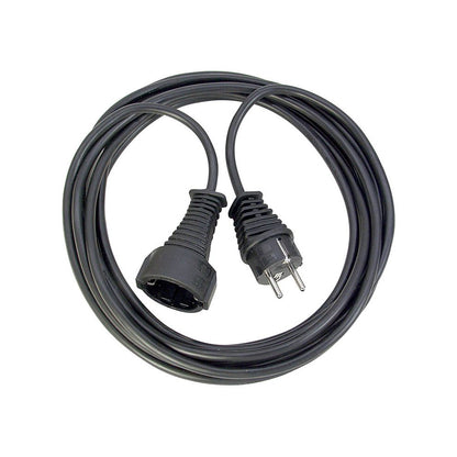 Brennenstuhl Verlängerungskabel in Schwarz/Weiß, Schutzkontaktstecker/-kupplung