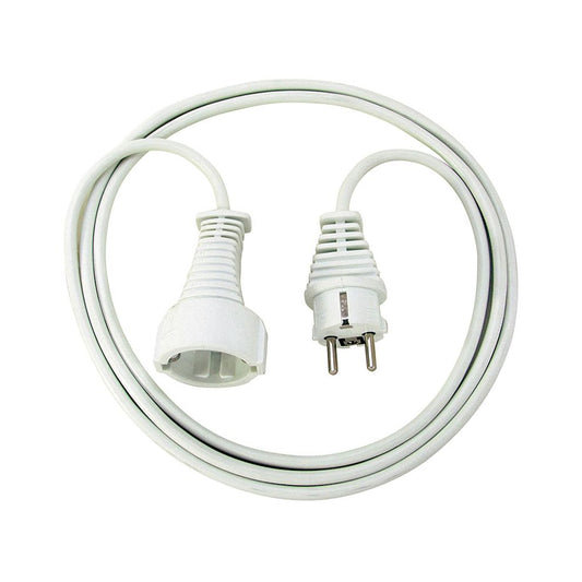 Brennenstuhl Verlängerungskabel in Schwarz/Weiß, Schutzkontaktstecker/-kupplung
