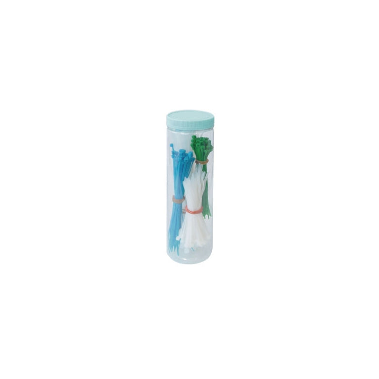Kabelbinder-Set 200 Stueck bunt in PET-Tube