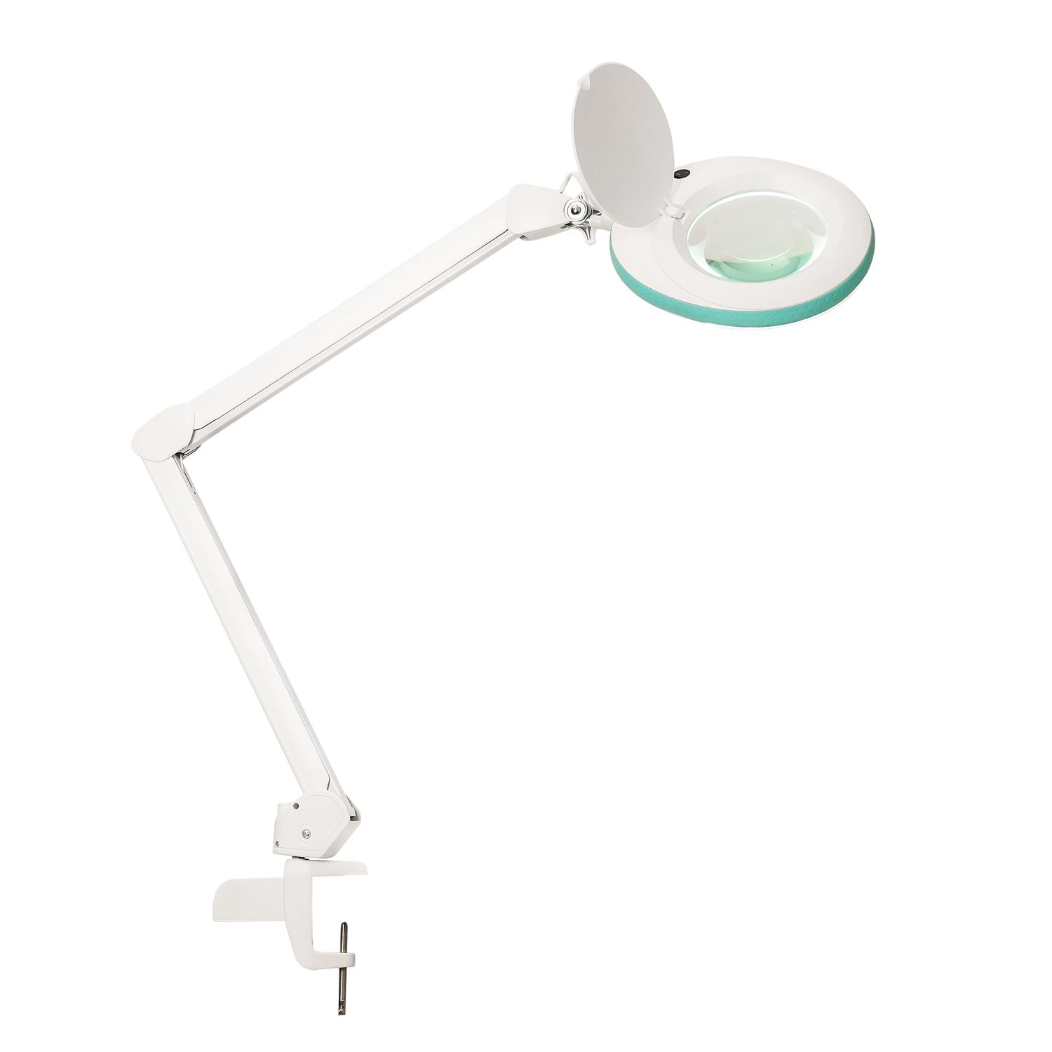 Lumeno 7213/15/18 Lupenleuchte/Arbeitsplatzlampe 60 LEDs mit 127 mm Linse, grau, grün oder schwarz
