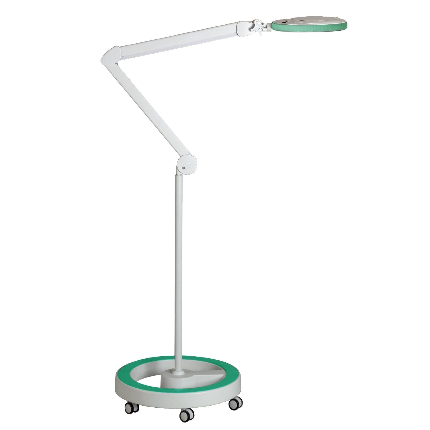 Lumeno 7213/15/18 Lupenleuchte/Arbeitsplatzlampe 60 LEDs mit 127 mm Linse, grau, grün oder schwarz