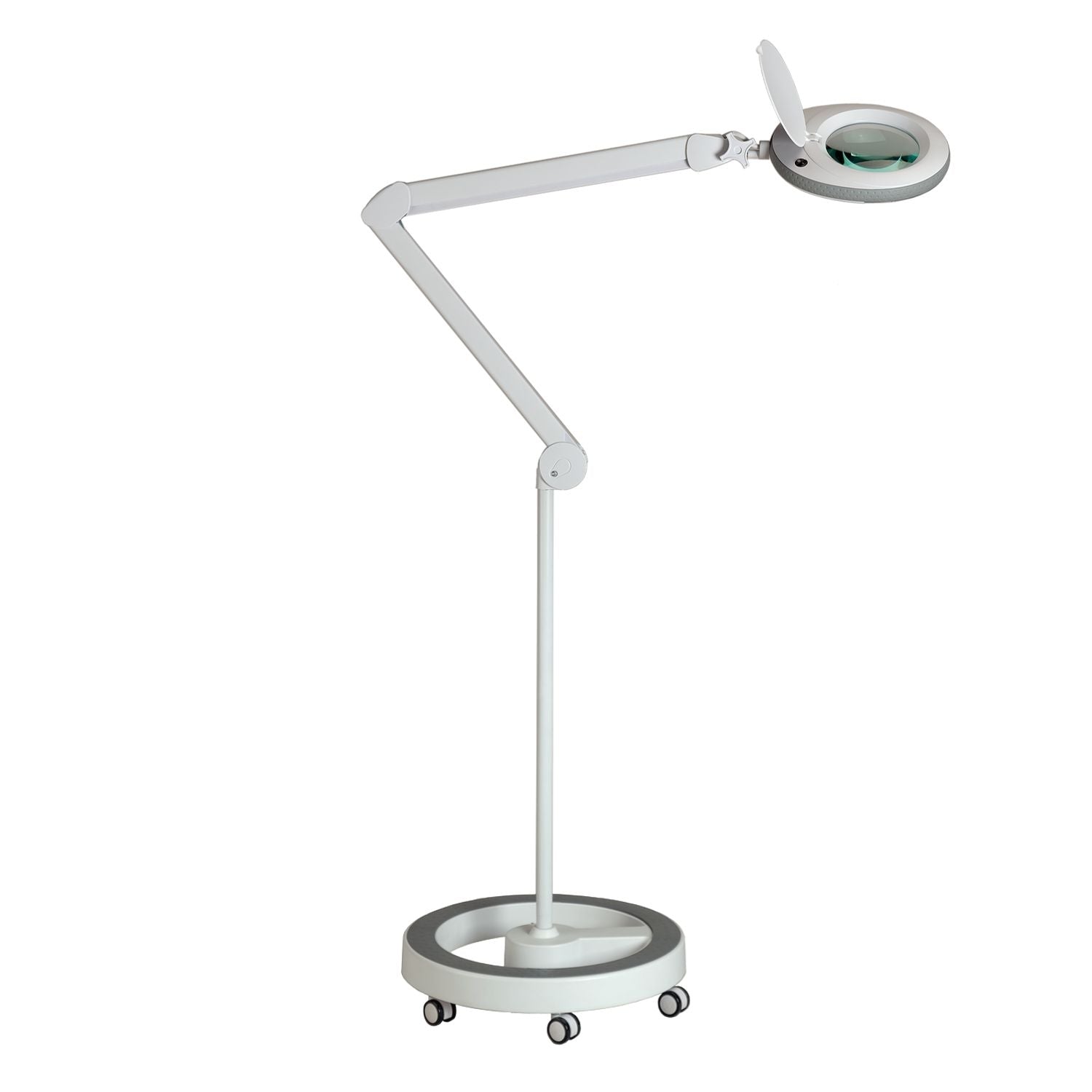 Lumeno 7213/15/18 Lupenleuchte/Arbeitsplatzlampe 60 LEDs mit 127 mm Linse, grau, grün oder schwarz