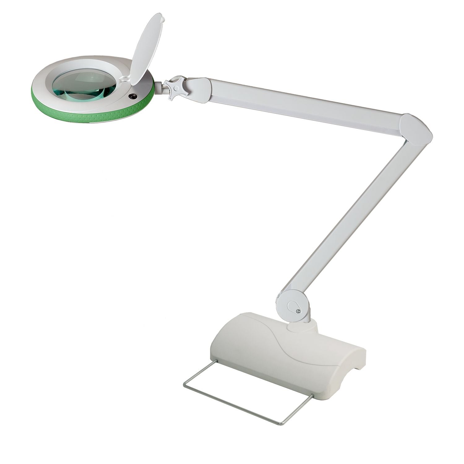 Lumeno 7213/15/18 Lupenleuchte/Arbeitsplatzlampe 60 LEDs mit 127 mm Linse, grau, grün oder schwarz