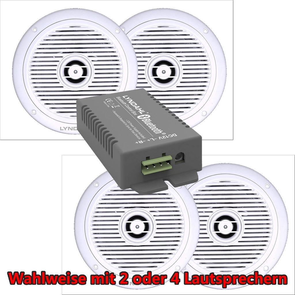 Lyndahl Set CS200BT-AMP mit CS180IP Deckenlautsprechern für Feuchträume