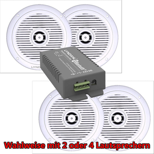 LYNDAHL Lautsprecher-Set, CS200BT-AMP und CS180IP, mit 2 oder 4 Lautsprechern